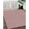 thumbnail image 3 of Ahgly Company Machine Washable Indoor Rectangle Transitional Light Rose Pink Area Rugs, 2' x 3', 3 of 7
