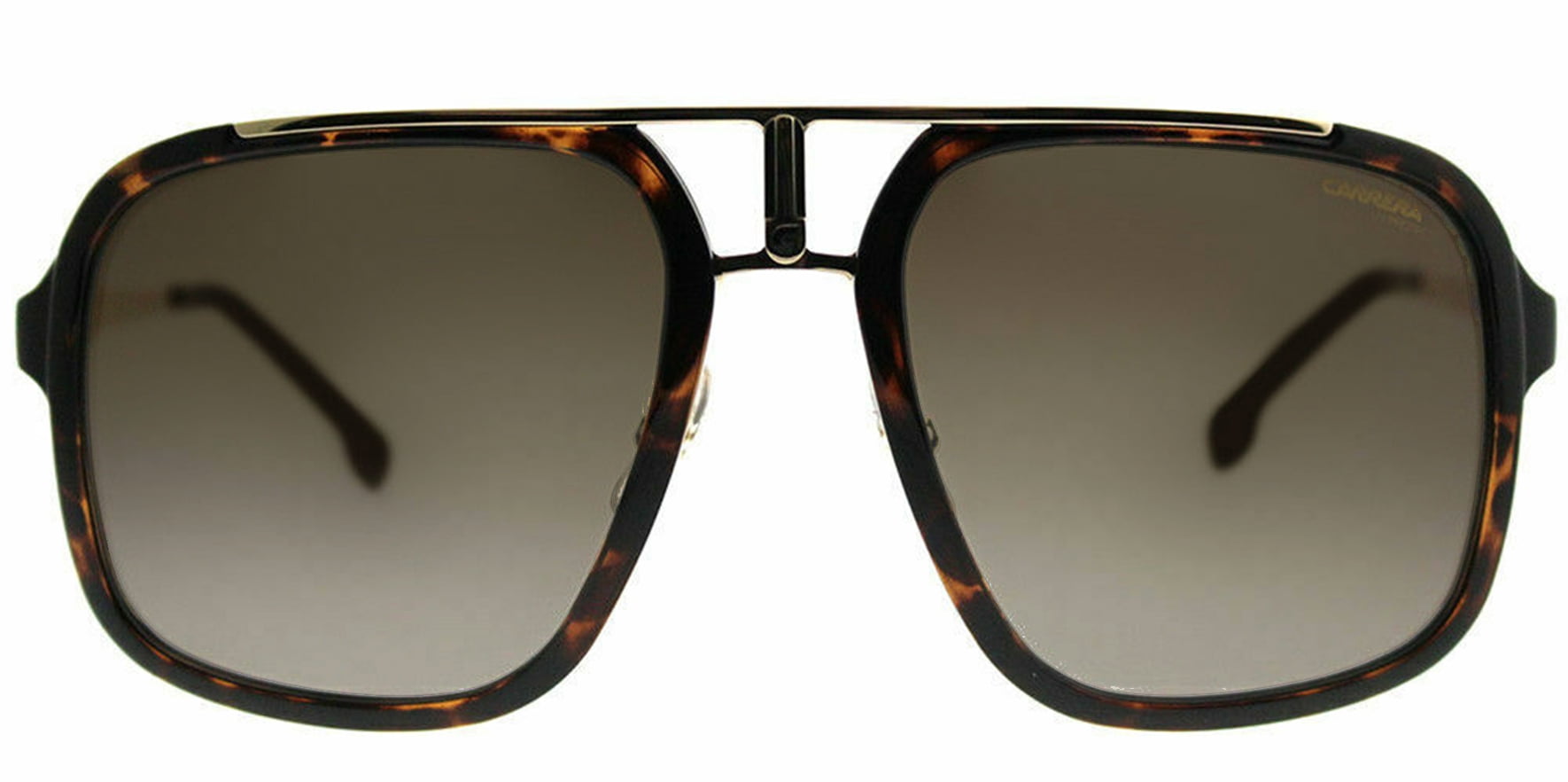 Carrera Men s Havana Gold Tone Navigator Sunglasses CA1004S 02IK