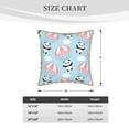 thumbnail image 4 of Kll Cute Panda Flying In The Sky Decorative Throw Pillow Covers Velvet Soft For Couch Sofa Bedroom Living Room Outdoor -20"X20", 4 of 8