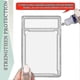 thumbnail image 4 of 10 Pcs Trading Cards Protector Case Acrylic Clear Graded Card Holders With Label Position Hard Card 2025, 4 of 5