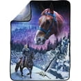 thumbnail image 2 of The Witcher Geralt on Horse 46x60 Silk Touch Microfiber Throw, 2 of 6