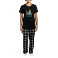 thumbnail image 4 of CafePress - ALICE IN WONDERLAND BLUE Women's Dark Pajamas - Women's Short Sleeve Print T-Shirt and Pants Dark Cotton Pajama Set, 4 of 7