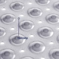 thumbnail image 4 of Curved Clear Grey Square Shower Mat Non Slip, And Machine Washable Quadrant, 4 of 6