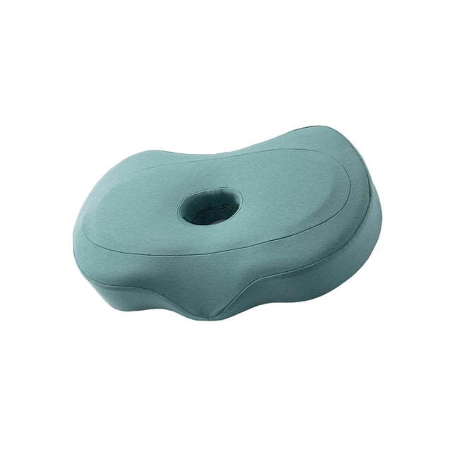 Ear Piercing Pillow Small Pillow Pillow Guard protector with with Ear Hole for Pressure Relieve Side Sleepers Green