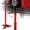 Red, variant on Costway Underhoist Support Stand with Self-Locking Threaded Screw and Smooth Wheels Red