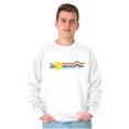 thumbnail image 5 of PACMAN Retro 80s Arcade Game Classic Unisex Plus Size Sweatshirt Brisco Brands 2X, 5 of 6