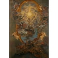thumbnail image 3 of Giovanni Battista Gaulli 14x18 Black Modern Framed Museum Art Print Titled - The Triumph of the Name of Jesus (1676-79), 3 of 5