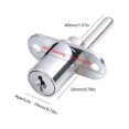 thumbnail image 4 of Cerradura para gabinete de 16/19 mm Cerraduras para archivadores estables Herrajes para muebles (Plata 19 mm), 4 of 4