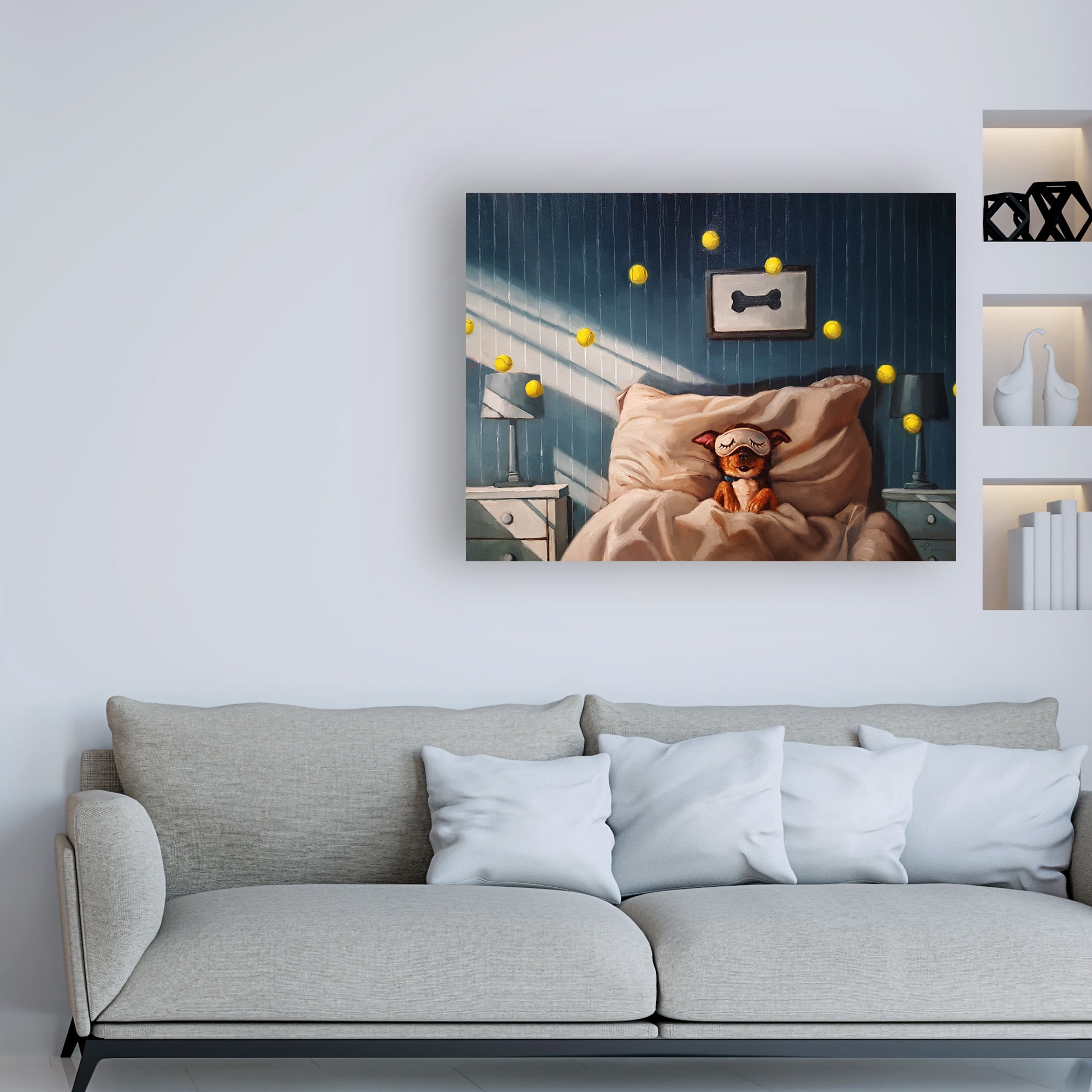 Trademark Fine Art 'Bentleys Dream' Canvas Art by Lucia Hefferna