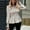 White, variant on OKBOP Lace Tops for Women,Round- Neck Floral Print Elastic Waist Pleated Bell Sleeves Lace Lap Long Sleeve Blouse Graphic Sweatshirts for Women