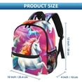 thumbnail image 2 of Robot Unicorn Attack Airport Backpack Preppy Cute Mini Shoulder School Backpack Lightweight with Adjustable Shoulder Strap Large Capacity Printed Design, 2 of 6