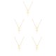 thumbnail image 3 of Minnieouse Collar de la amistad Ins ajustable Durable a prueba de herrumbre Superficie lisa Ligero Accesorio de moda Sagitario dorado Type2 NO2 Minnieouse CBP198534, 3 of 5