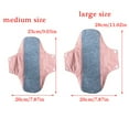 thumbnail image 5 of Huhudde Washable Sanitary Pad For Women Breathable Cotton Underwear Liner Reusable Leakproof Antibacteria Hygienic, 5 of 17