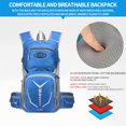 thumbnail image 5 of Qonioi Hydration Backpack Insulated Water Bladder Compatible, Lightweight Pack for Running Hiking Cycling, Outdoor Camping Gear with Multiple Pockets, 5 of 7