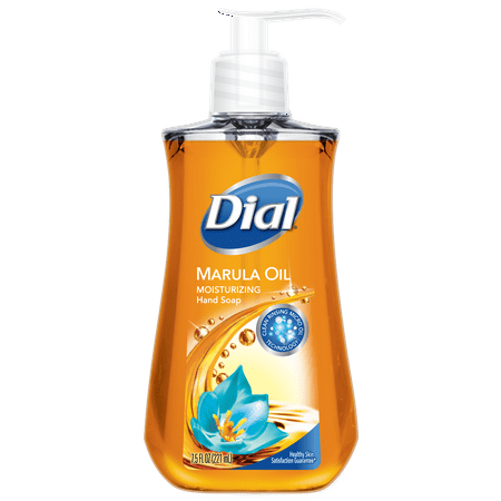 Oil Hand Soap - Dial Liquid Hand Soap with Moisturizer, Miracle Marula Oil, 7.5 Ounce
