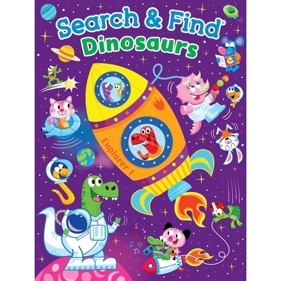 My First Search & Find: Dinosaurs, (Board Book)