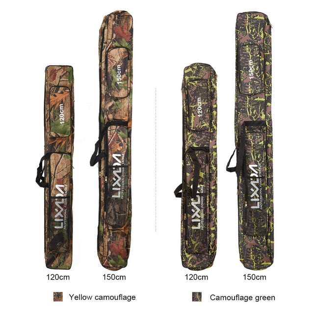 Lixada Fishing Bag Double Layer Large Capacity Fishing Rod Tackle Bag 120/150cm