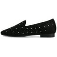 thumbnail image 3 of Journee Womens Ishani Almond Toe Comfort Career Ballet Flats, Widths Available, 3 of 9