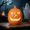 orange05 #, variant on Halloween Lighted Spooky Led Pumpkin Decor Realistic Punpkin Design Warm Glow Lighting Decoration for Yard Porch Patio Living Room Indoor Outdoor Halloween Party Festival Display Decor