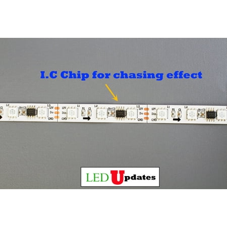light brand 16ft ul ledupdates 12v addressable ic listed tape supply led change strip power