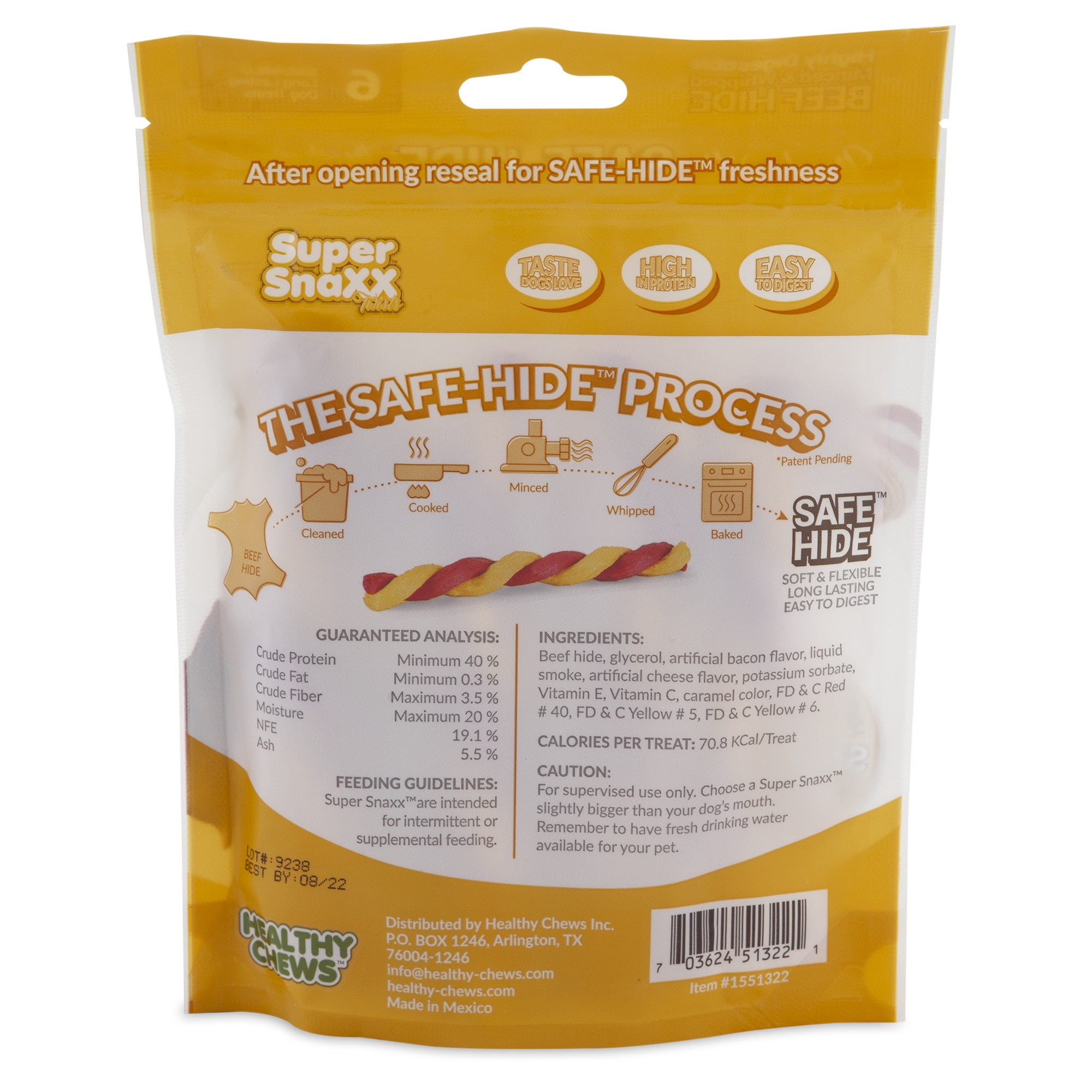 Super SnaXX Twists - Cheese & Bacon - 6 ct