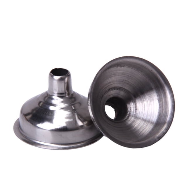 GROWTH TANK 2 Pk Stainless Steel Funnel Filling Funnel Stainless Steel Funnel For Hip Flask