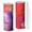 White-1, variant on 20oz Stainless Steel Skinny Tumbler with Telescopic Straw, Vacuum Insulated Slim Travel Cup, 360° Full Wrap Printed, Fluid Smoke Aurora Art Style