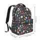thumbnail image 2 of Balery Holiday Christmas Cookies Mochila Escolar Impresa, Mochila Ligera para Viajes Casual, Mochila Duradera y Cómoda Multifuncional, Mochila para Laptop-One Size, 2 of 5