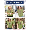 thumbnail image 7 of XCHQRTI Faith 4th of July Shirt Plus Size Women Graphic Tees Summer Short Sleeve Tops, 7 of 7