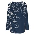 thumbnail image 2 of SHE IS My Items Fall Shirts for Women Plus Size Dressy Cute Tops for Women Crop Plus Size Blouses for Women 3x Basic Cotton V Neck Tees for Women, 2 of 4