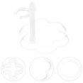 thumbnail image 1 of FONDOTIN 10pcs Plastic Doll Stand Holder Transparent Display Base For Dolls For Figures Non Deforming And Safe Material, 1 of 7