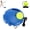 Blue, variant on Tennis Practice rebounder, Tennis Ball Bouncer with Weighted Base, Portable Tennis Training Equipment, Suitable for Adult Beginners