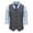 Grey, variant on SWSMCLT Men's Waistcoat Fitted Formal Cotton Business V Neck Suit Vest Sleeveless Formal Top Black 38