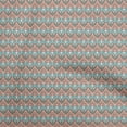 thumbnail image 1 of oneOone Polyester Spandex Peach Fabric Asian Suzani Craft Projects Decor Fabric Printed By The Yard 56 Inch Wide, 1 of 5