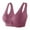 Hot Pink, variant on Hessimy Daisy Bras for Older Women Cotton Front Button Bra Convenient Snap Sleep Bra Comfortable Easy Close Sports Bras(Grey,M)