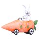 thumbnail image 2 of Figura de conejo de Pascua de resina para coche, 7,8 x 7 x 6,3 pulgadas, decorativa para el hogar, la oficina y el escritorio. Naranja, 2 of 9