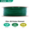 thumbnail image 2 of Filamento para impresora 3D eSun PLA+ de 1,75 mm, color verde pino, 1 kg, 2 of 8