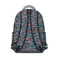 thumbnail image 3 of Vintage Floral Waterproof Bookbag - Lightweight Durable Backpack for Teens with Padded Straps, 3 of 5