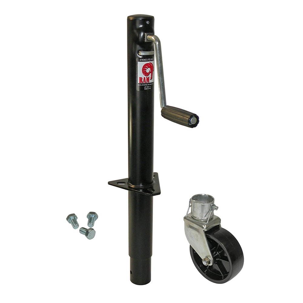 AFrame Trailer Jack With Wheel And Mounting Hardware