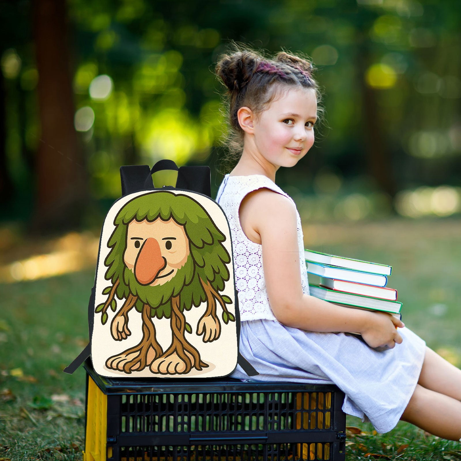 Sac à Dos Enfant Thème Ferme Animaux - Léger, Ergonomique, Grande Capacité 42x31x15 Cm - Idéal école Et Voyages