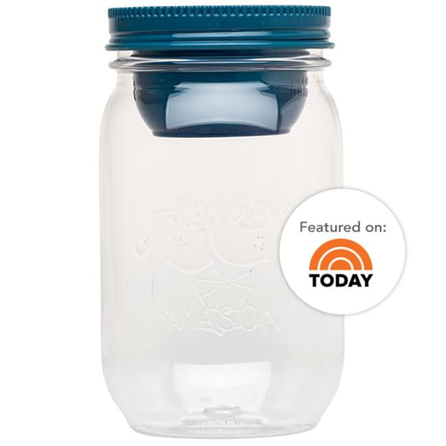 Aladdin 1001828013 Classic 34 oz Mason Salad Jar, Marina Set of 6