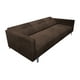 thumbnail image 5 of Sofa Cama Reclinable El Bazar Store Paris Terciopelo Chocolate Futón 3 posiciones Brazos movibles Sala, 5 of 8