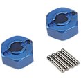 thumbnail image 1 of Traxxas 1654X cubos de rueda hexagonales de aluminio anodiza Traxxas Traxxas, 1 of 1