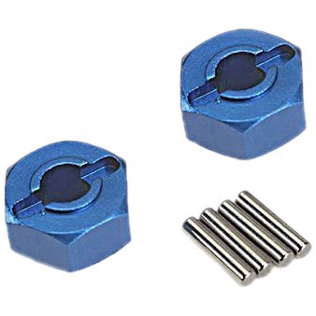Traxxas 1654X cubos de rueda hexagonales de aluminio anodiza Traxxas Traxxas