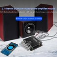 thumbnail image 4 of Placa Amplificadora de Subwoofer -MT21 de 2.1 Canales con Bluetooth 5.0, Potencia de 50 W X 2 + 100 W, Placa Amplificadora de Audio Estéreo., 4 of 5