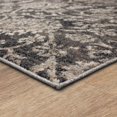 thumbnail image 3 of Mohawk Home Monroe Low Pile Latex Backed Stain and Fade Resistant Ornamental Gray Indoor Area Rug, 1' 11" X 10', 3 of 8