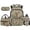 Green Deer Camo Dark Brown Bow Print, variant on Bulopur Camo Fish Print Kids Backpack Set 4 Pcs Waterproof Lightweight Kids School Bag with Lunch Bag, Pencil Case and Water Bottle Cover for Boys