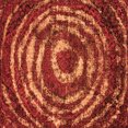 thumbnail image 1 of Ahgly Company Indoor Square Abstract Orange Modern Area Rugs, 5' Square, 1 of 4