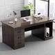 thumbnail image 2 of Wooden Bureau Office Desks Drawers Workbench Standing Storage Office Desks Multifunctional Reception Scrivania Room Furnitures My Lux Decor Round, 2 of 30