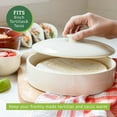 thumbnail image 5 of Chef Tacos Ceramic Tortilla Warmer, Microwavable, 8-inch Tortilla Holder Container 8 x 3.5 inches, 5 of 7